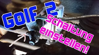 Golf 2 Schaltung einstellen [upl. by Aner]