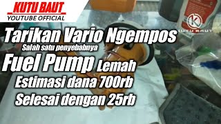 vario 150 ngempos  fuel pump vario 150 lemah  dongkrak tenaga vario [upl. by Naillimixam]