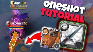 How To ONESHOT With 1H Dagger  TUTORIAL Solo Ganking  Albion Online PvP [upl. by Bo]