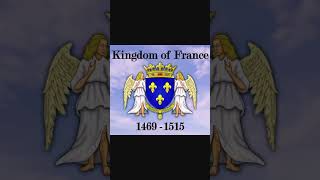 History of French coat of arms 13761515 Credit  world heraldry history europe france shorts [upl. by Akimad635]