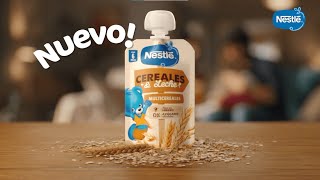 Nestlé Cereales amp Leche  ¡Preparados para todo Papillas ricas en hierro listas para tomar 30 [upl. by Ralleigh660]