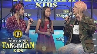 Tawag ng Tanghalan Kids Vice tries vocalizing [upl. by Arvell]