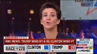 MSNBC Election Night Coverage Part 1 3 No Commercials [upl. by Attezi206]