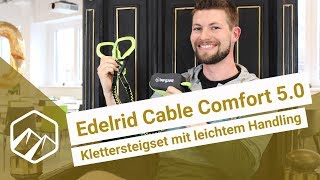 Edelrid Cable Comfort 50 Klettersteigset mit leichtem Handling  Bergzeit [upl. by Arimay551]