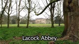 A walk around Lacock village amp Lacock Abbey cloisters [upl. by Annaed]