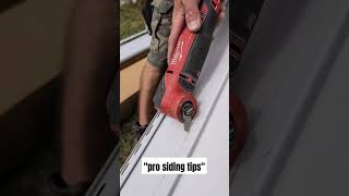 That siding tips and tricks worked great with this siding Diy fun for you diy contractor tools [upl. by Jariah]