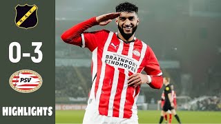 NAC Breda vs PSV 03 Samenvatting Eredivisie 2024 psv nac [upl. by Anirres]