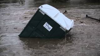 Coal Creek Flooding in Lafayette Colorado [upl. by Mahseh]