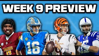 NFL Week 9 Preview [upl. by Irod130]