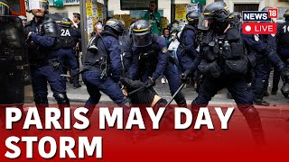 Paris May Day Protest LIVE  France Shows Its Anger On May Day Ahead Of Paris Olympics  N18L [upl. by Haneekas]