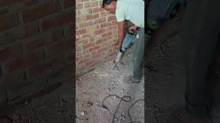 Drilling to remove slab💥trending viralvideo home design [upl. by Valenka]