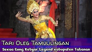 Tari Oleg Tamulilingan  Gong Kebyar Legend kabupaten Tabanan PKB 2024 [upl. by Aynnat]