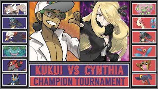 KUKUI vs CYNTHIA  Pokémon Champion Tournament Battle 2 [upl. by Nirek530]