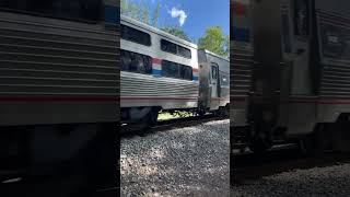 Amtrak Silver Meteor Northbound Unique Engine Configuration Unit 164 and Unit 161 November 12 2024 [upl. by Lillis485]