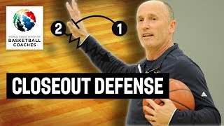 Closeout Defense  Dan Burke  Basketball Fundamentals [upl. by Seaddon]