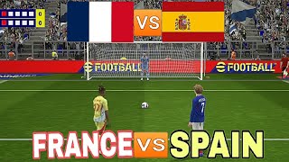 France vs Spain  Penalty shootout✅FRA🆚ESP Highlight🥵Mbappe vs Lamne Yamal😱 [upl. by Dorris]