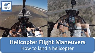 How to Land a Helicopter  Normal Approach to a Hover Helicopter Landing [upl. by Abdella]