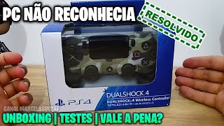 Controle DualShock 4 da Shopee  Unboxing e Solução de Problema [upl. by Iemaj]