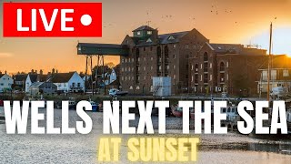 🔴 WellsNextTheSea  Harbour amp Beach Tour LIVE AT SUNSET [upl. by Akira]