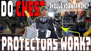 Are Dirt bike  Motocross Chest Protectors WORTH WEARING [upl. by Yvette]