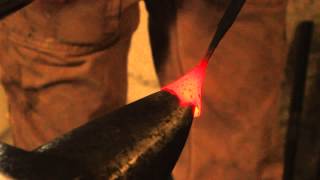 How to forge a Calla Lily Blacksmith Alec Steele [upl. by Virgil]