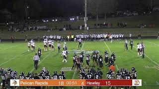 Pelican Rapids High School Football versus Hawley [upl. by Mahau]