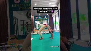 How to advance Backbend Training ✅ yoga flow trending asana yoga ytshort shorts [upl. by Enileuqkcaj]