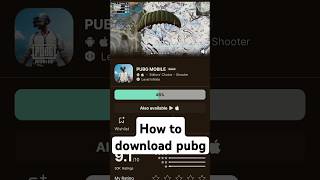 How to download pubg mobile please like and subscribe [upl. by Jc]