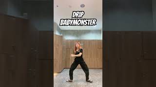 Drip  Babymonster drip babymonster easydance dance challenge shorts [upl. by Novat]