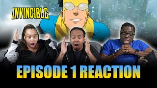 WHAT IS GOING ON  Invincible Ep 1 Reaction [upl. by Ellenij]