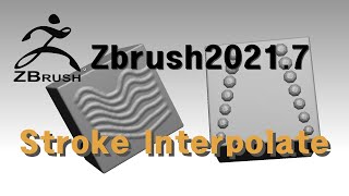 Zbrush20217Stroke Interpolate연속으로 패턴 긋기 연속으로 메쉬 채우기지브러쉬 튜토리얼 [upl. by Atilegna752]