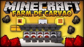 ✔ FARM DE CARVÃO INDUSTRIAL 100 AUTOMÁTICA  MINECRAFT TUTORIAL [upl. by Fugate545]