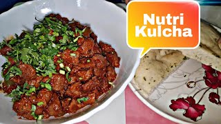 Nutri kulcha  Soya Nutri Kulcha Recipe [upl. by Anigue]