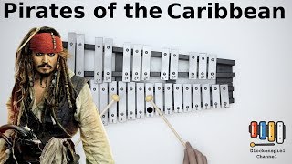 🏴‍☠️ Pirates Of The Caribbean🏴‍☠️ on the Glockenspiel BELLs [upl. by Chyou]