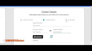 Parivahan echallan  traffic rule violation How to pay the challan RTO fine SMARTDrive [upl. by Marmaduke]