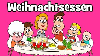 ♪♪ Kinderlied Weihnachten Familie – Weihnachtsessen  Hurra Kinderlieder  Weihnachtslieder [upl. by Bushore]