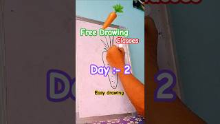 Free drawing classes❤️Day2 ytshortartdrawingyoutubeytpaintingyoutubeshortsytshortsindia [upl. by Hwang327]