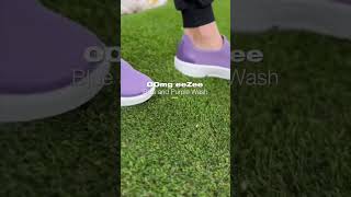 NEW Blue amp Purple Wash eeZee Recovery Shoes Clean up your ActiveRecovery routine with OOFOS [upl. by Tteirrah]