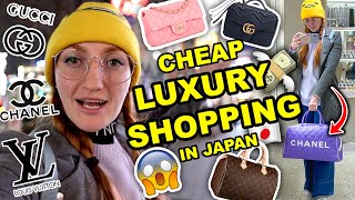 BUYING SECOND HAND LOUIS VUITTON IN JAPAN  CHEAP LUXURY FASHION  CHANEL GUCCI amp LOUIS VUITTON [upl. by Carroll]