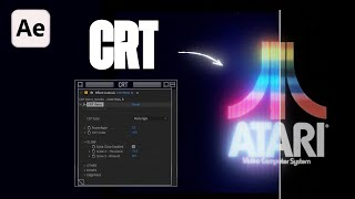 CRT Retro Emulator for After Effects  Quick Walkthrough [upl. by Ardnyk]