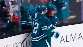 Macklin Celebrini First NHL Goal  San Jose Sharks vs St Louis Blues 2024 NHL Highlights [upl. by Nodaj]