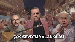 RTE amp Kılıçdaroğlu  Çok Sevdim Yalan Oldu Ft Bahçeli [upl. by Zipnick]