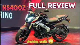 Bajaj ns400z honest review  worth buying must watch [upl. by Nairb]