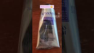 Relaxation loccitane lavenderhandcream lavenderfoamingbath lavenderpillowspray lavenderproducts [upl. by Klute]