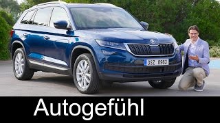 Skoda Kodiaq FULL REVIEW test driven allnew SUV neu Style amp Ambition 14 TSI  Autogefühl [upl. by Phillada]