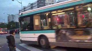 Le bus Renault Agora S n°2151 en habillage sur la ligne 255 [upl. by Hyrup]