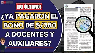 ¿𝐘𝐀 𝐏𝐀𝐆𝐀𝐑𝐎𝐍 𝐄𝐋 𝐁𝐎𝐍𝐎 𝐃𝐄 𝐒𝟑𝟖𝟎 𝐀 𝐃𝐎𝐂𝐄𝐍𝐓𝐄𝐒 𝐘 𝐀𝐔𝐗𝐈𝐋𝐈𝐀𝐑𝐄𝐒 𝐍𝐎𝐌𝐁𝐑𝐀𝐃𝐎𝐒 𝐘 𝐂𝐎𝐍𝐓𝐑𝐀𝐓𝐀𝐃𝐎𝐒 [upl. by Patricia369]