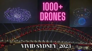 Vivid Sydney 2023  Drone Show amp Spectacular Light Festival [upl. by Narahs14]