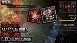 60 second PITs 💪 and 1 second BOSSES 👀 FULL DPS Whirlwind Bleed build for Barbarian in Season 4❗ [upl. by Eiro]