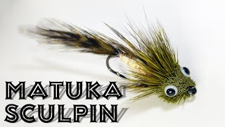 Matuka Sculpin  Fly Tying Tutorial [upl. by Joellyn]